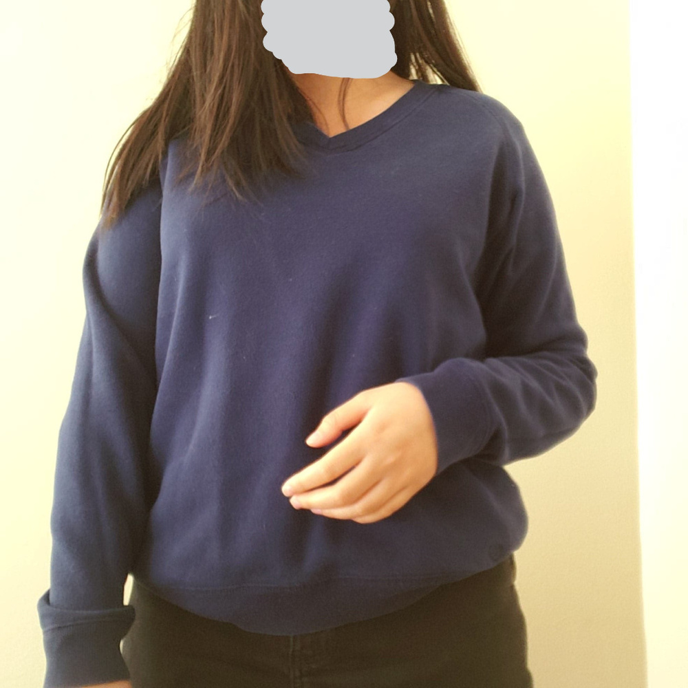 Navy Blue Izod Fleece Sweatshirt